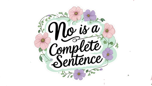 No is a complete sentence