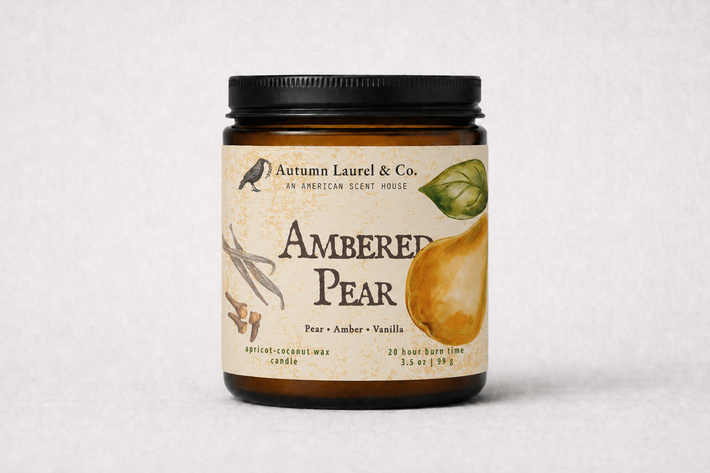 Ambered Pear Candle