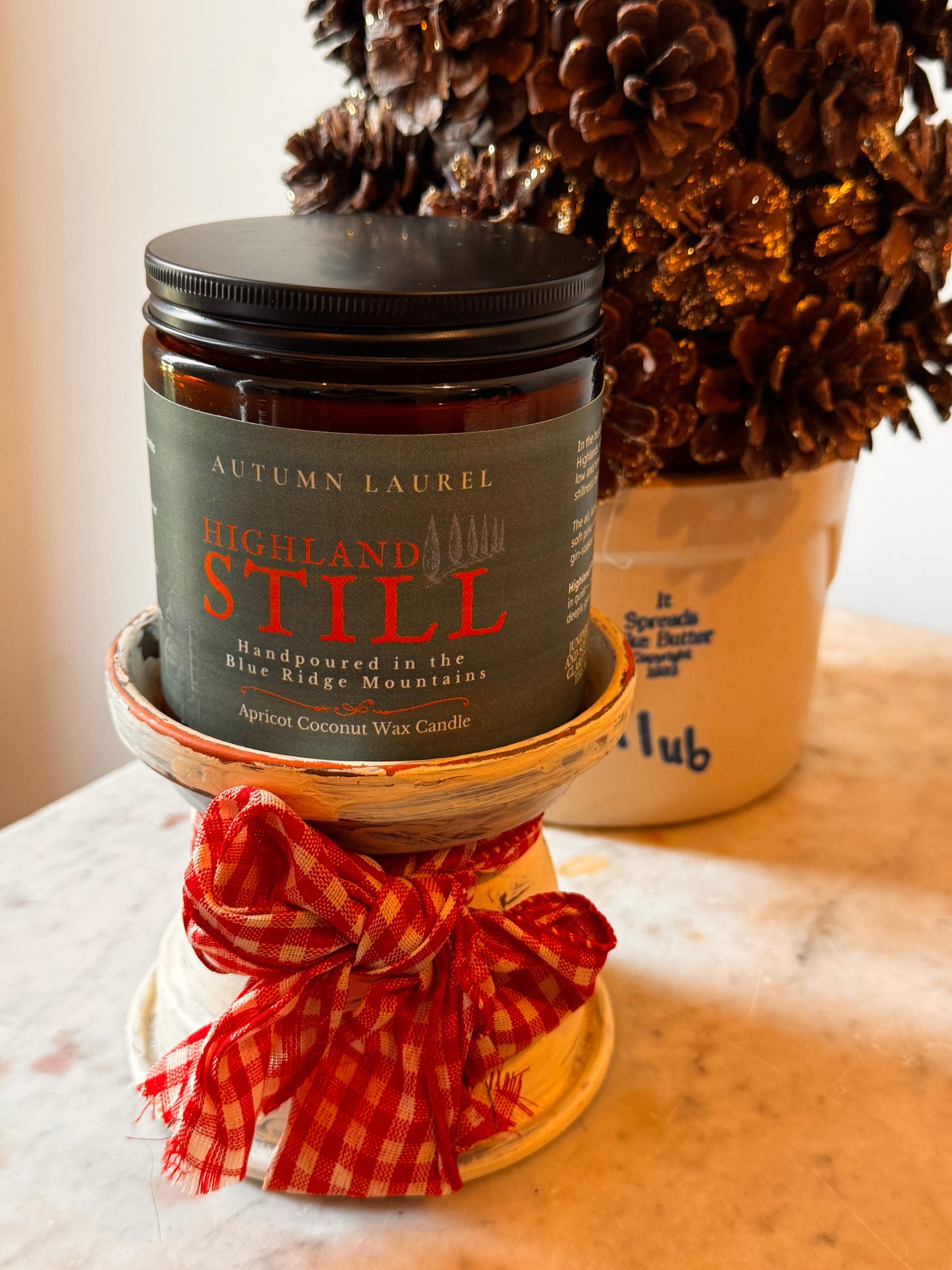 Highland Still candle lifestyle photograph