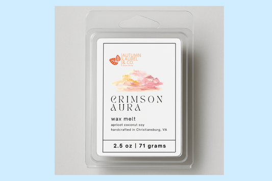 Crimson Aura Blended Soy Wax Melts – Bold Red Currant & Warm Musk