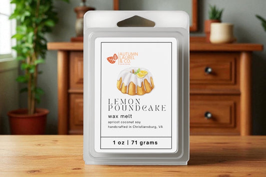 Lemon Pound Cake Soy Wax Melt — Comfort Bakery Aroma