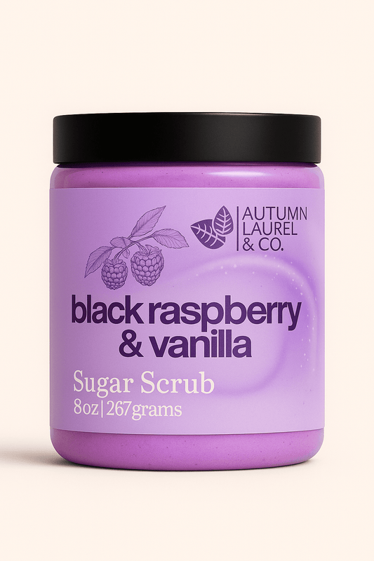 Black Raspberry Vanilla Sugar Scrub - Autumn Laurel