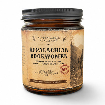Appalachian Bookwomen candle by Autumn Laurel