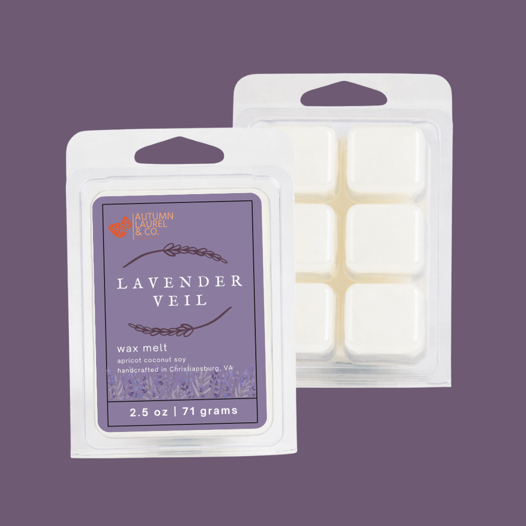 Lavender Veil Wax Melts |Clean and Calming - Autumn Laurel