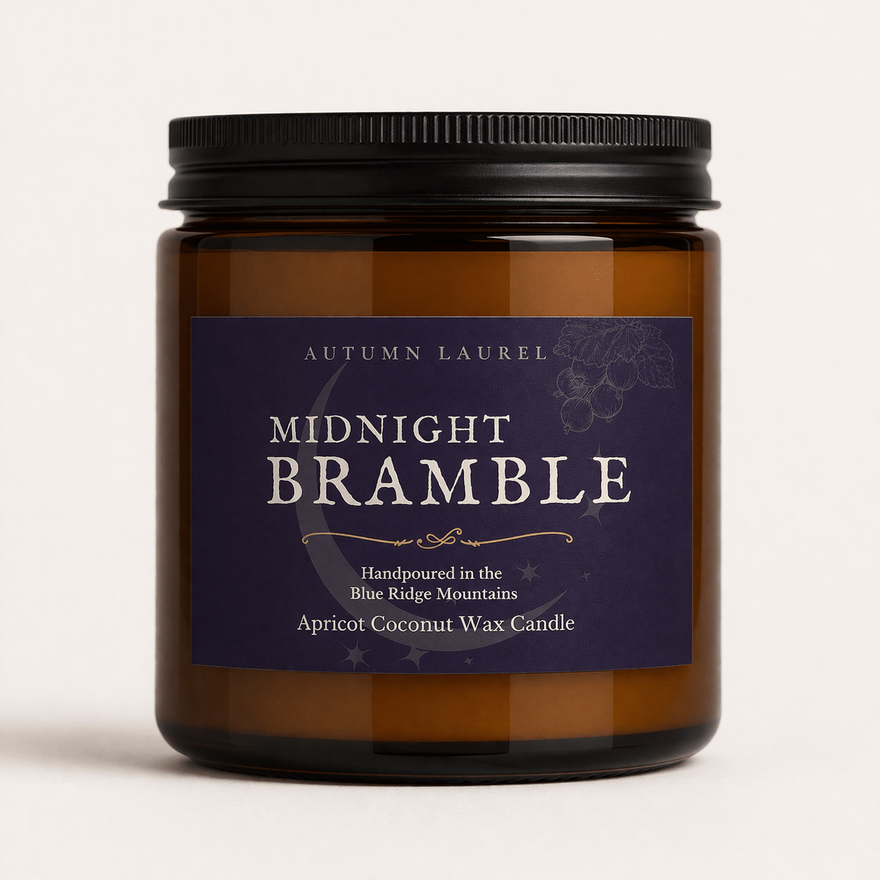 Midnight Bramble Candle - Autumn Laurel