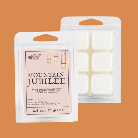 Mountain Jubilee Wax Melts | Champagne Citrus Scent - Autumn Laurel