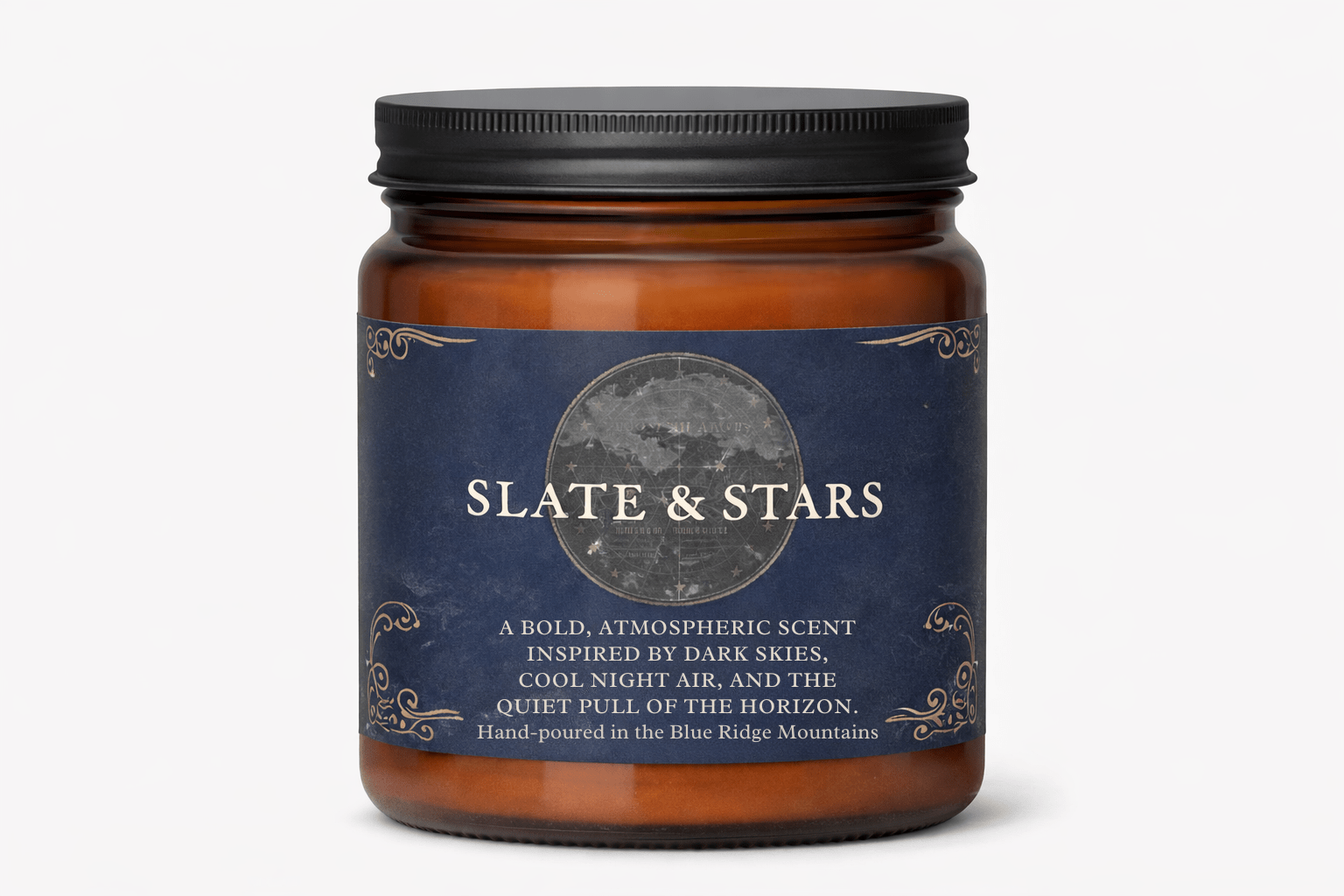 Slate & Stars Candle - Autumn Laurel